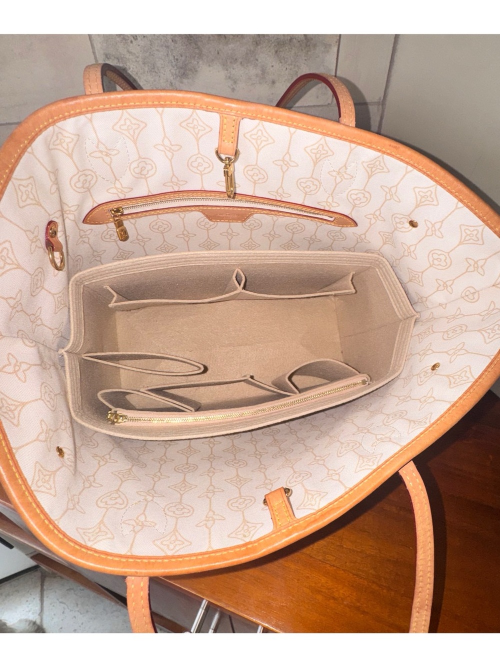 💛STUNNING💛LOUIS VUITTON NEVERFULL MM DAMIER AZUR NAUTICAL - Picture 10 of 16